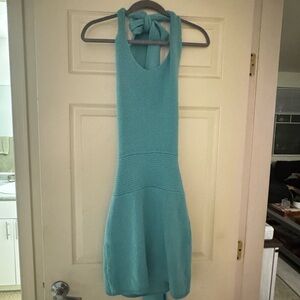Free People Beach Women's Turquoise Sleeveless Knit Dress